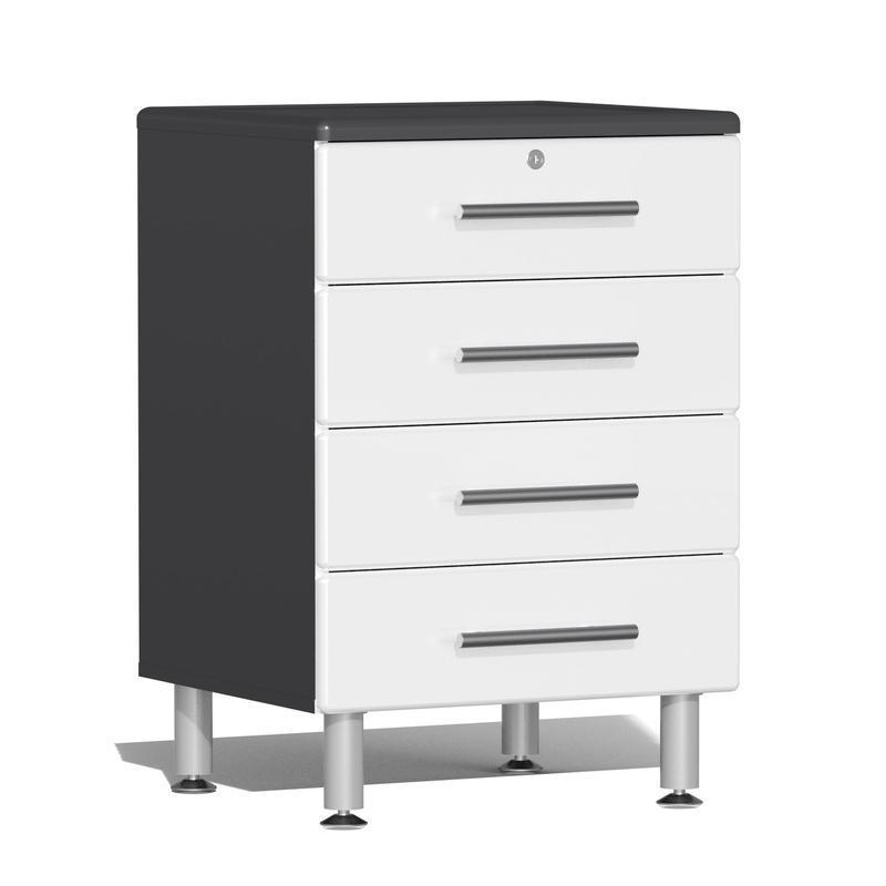 Ulti-MATE Garage Cabinets 4-Drawer Base Cabinet-UG21004W-Starfire White-Garage Giant
