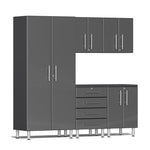 Ulti-MATE Garage Cabinets 5-Piece Set With Tall Cabinet-UG22050G-Graphite Grey-Garage Giant 