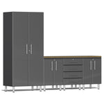 Ulti-MATE Garage Workbench With Drawers, 5-Piece With 3X Base Cabinets-UG26052G-Graphite Grey-Garage Giant 