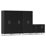 Ulti-MATE Garage Cabinets 5-Piece Set With 3X Tall Cabinets-UG27050B-Midnight Black-Garage Giant 
