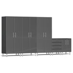 Ulti-MATE Garage Cabinets 5-Piece Set With 3X Tall Cabinets-UG27050G-Graphite Grey-Garage Giant 