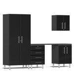 Ulti-MATE Garage Cabinets 5-Piece Set With Wide Workbench-UG22051B-Midnight Black-Garage Giant 