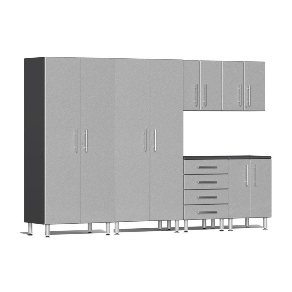 Ulti-MATE Garage Cabinets 6-Piece Set With 2X Tall Cabinets-UG23060S-Stardust Silver-Garage Giant