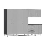 Ulti-MATE Garage Cabinets 6-Piece Set With 2X Tall Cabinets-UG23060S-Stardust Silver-Garage Giant 