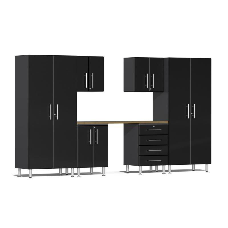 Ulti-MATE Garage Cabinets 7-Piece Set-UG24072B-Midnight Black-Garage Giant