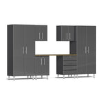 Ulti-MATE Garage Cabinets 7-Piece Set-UG24072G-Graphite Grey-Garage Giant 