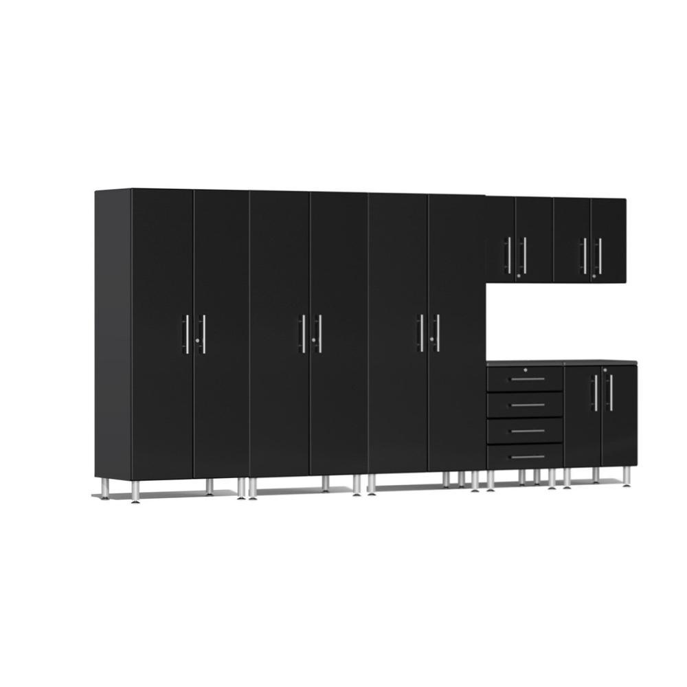 Ulti-MATE Garage Cabinets 7-Piece Set With 3X Tall Cabinets-UG25072B-Midnight Black-Garage Giant