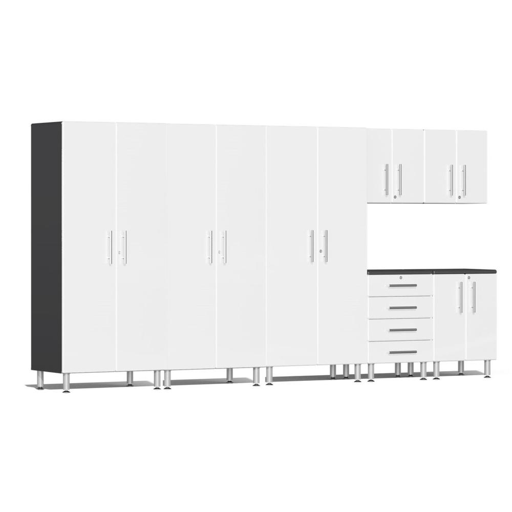 Ulti-MATE Garage Cabinets 7-Piece Set With 3X Tall Cabinets-UG25072W-Starfire White-Garage Giant