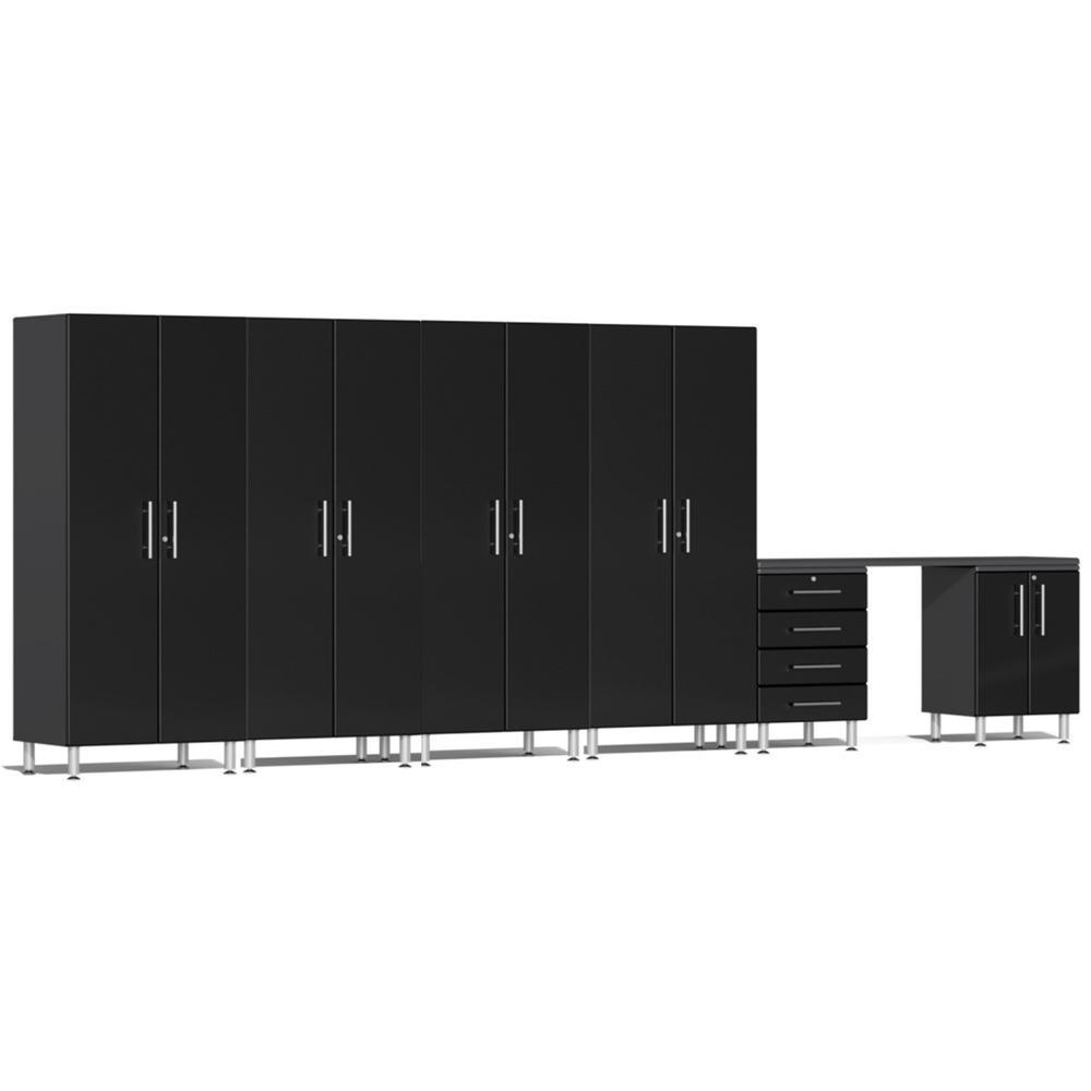 Ulti-MATE Garage Cabinets 7-Piece Set With 4X Tall Cabinets-UG27071B-Midnight Black-Garage Giant