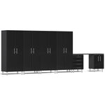 Ulti-MATE Garage Cabinets 7-Piece Set With 4X Tall Cabinets-UG27071B-Midnight Black-Garage Giant 
