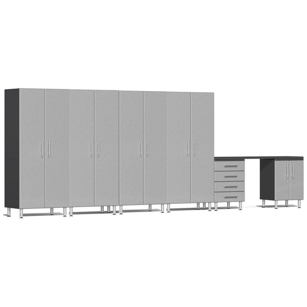 Ulti-MATE Garage Cabinets 7-Piece Set With 4X Tall Cabinets-UG27071S-Stardust Silver-Garage Giant