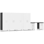 Ulti-MATE Garage Cabinets 7-Piece Set With 4X Tall Cabinets-UG27071W-Starfire White-Garage Giant 