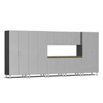 Ulti-MATE Garage Cabinets 8-Piece Set With 3X Tall Cabinets-UG24082S-Stardust Silver-Garage Giant 
