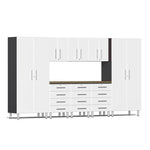 Ulti-MATE Garage Cabinets 9-Piece Set With 3X Tool Drawer Cabinets-UG22092W-Starfire White-Garage Giant 