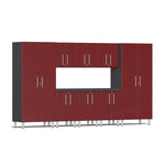 Ulti-MATE Garage Cabinets 9-Piece Set-UG23091R-Ruby Red-Garage Giant 