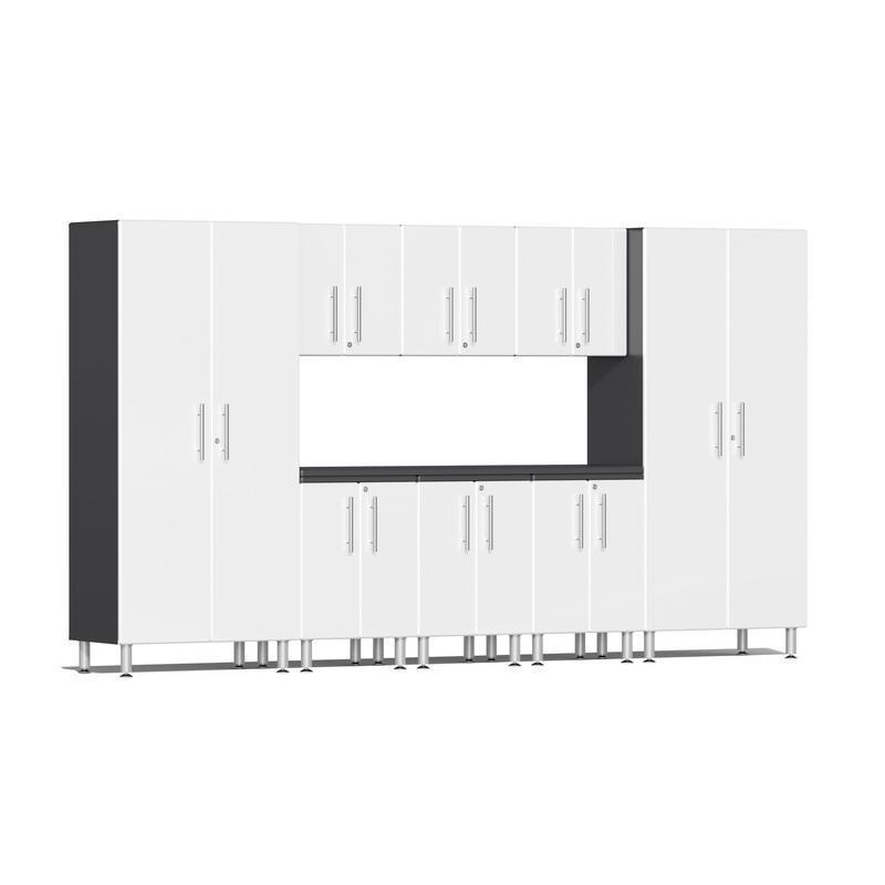 Ulti-MATE Garage Cabinets 9-Piece Set-UG23091W-Starfire White-Garage Giant