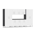 Ulti-MATE Garage Cabinets 9-Piece Set-UG23091W-Starfire White-Garage Giant 