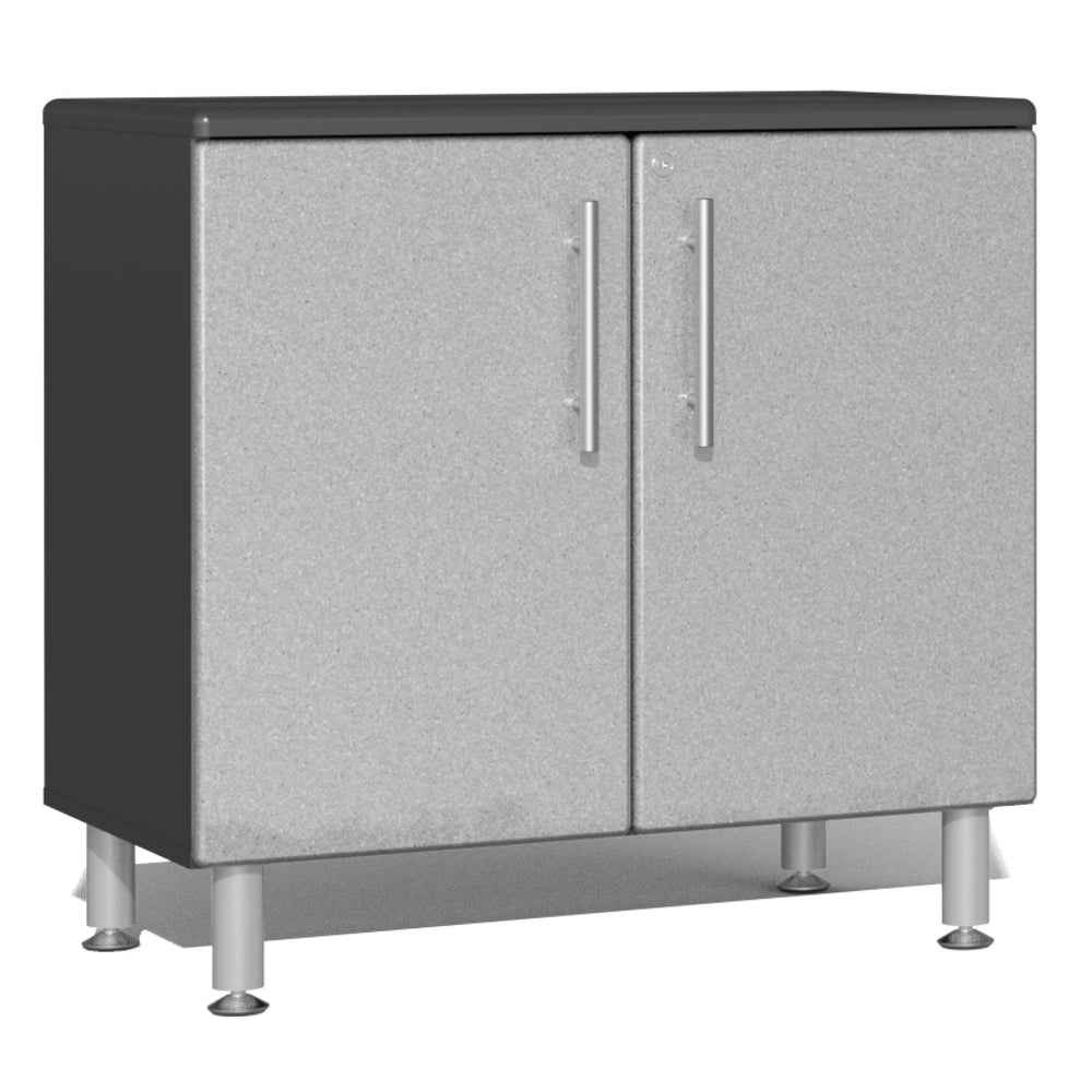 Ulti-MATE Garage Cabinets Extra-Wide 2-Door Base Cabinet With Recessed Worktop-UG21001S-Stardust Silver-Garage Giant