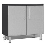 Ulti-MATE Garage Cabinets Extra-Wide 2-Door Base Cabinet With Recessed Worktop-UG21001S-Stardust Silver-Garage Giant 