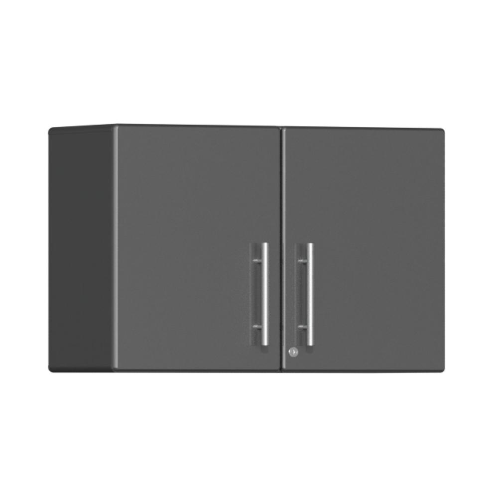 Ulti-MATE Garage Cabinets Extra-Wide 2-Door Partitioned Wall Cabinet-UG21008G-Graphite Grey-Garage Giant